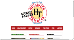 Desktop Screenshot of hollistertamales.com